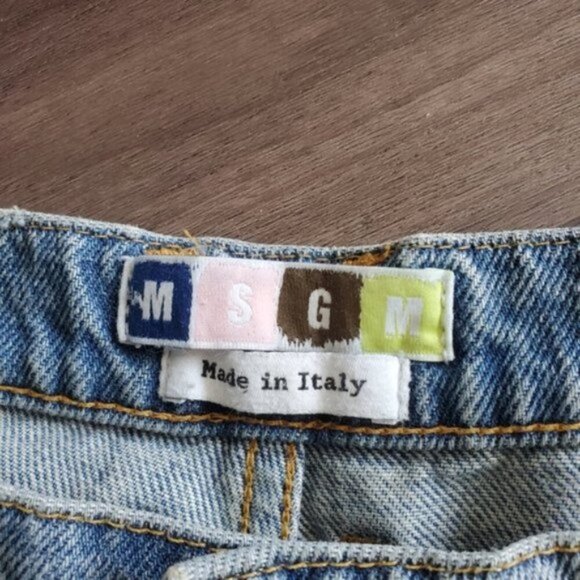 MSGM Distressed Straight Jeans size 6 - Picture 10 of 11